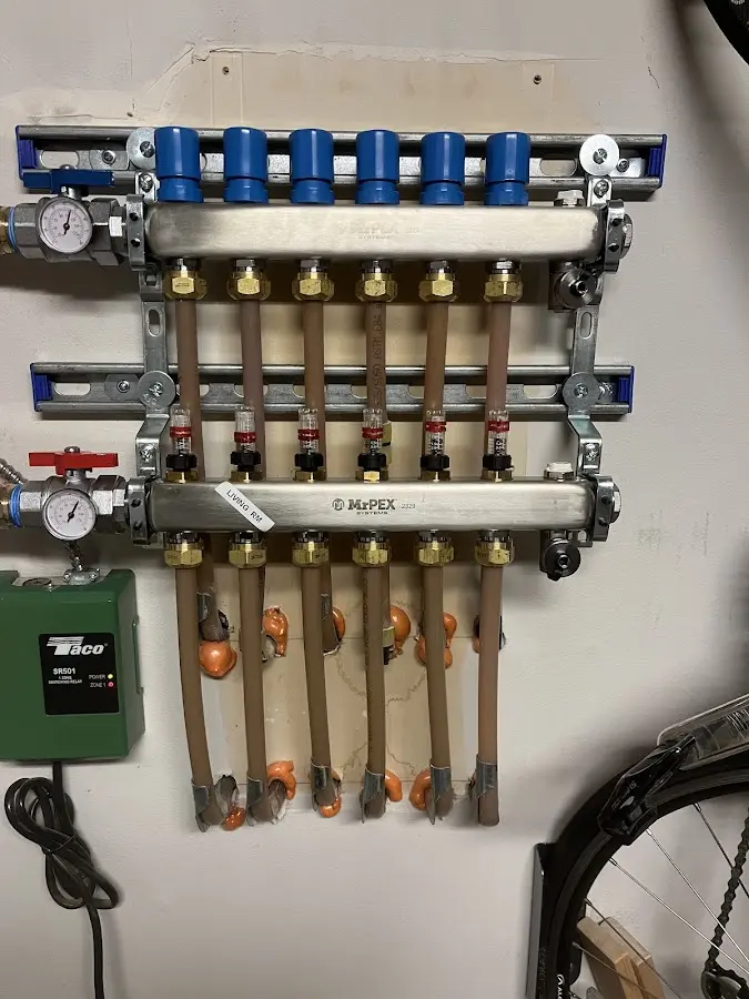 Plumber performing Leak Detection at a residential property in Grayson Valley